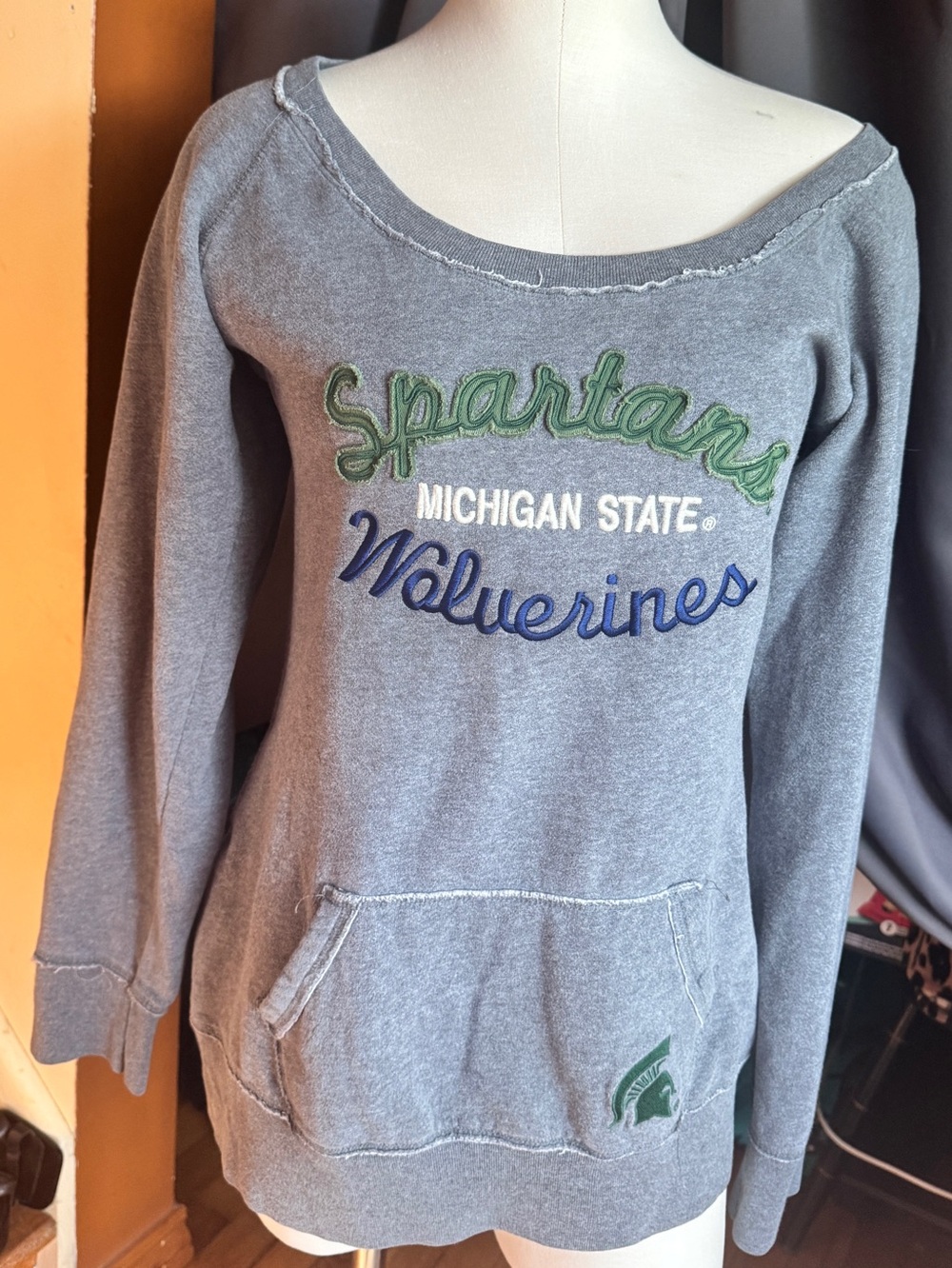 Spartans/Wolverines Graphic Women's Sweatshirt